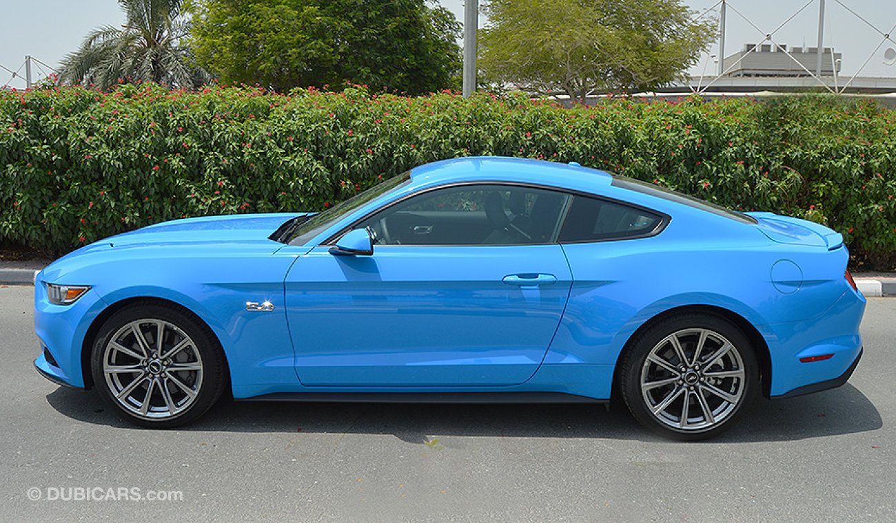 Ford Mustang GT Premium+, 5.0 V8 GCC, 0km with 3 Years or 100K km Warranty and 60K km Service at AL TAYER