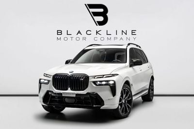 بي أم دبليو X7 M60i XDRIVE BUY NOW, PAY 2027 | THE BLACKLINE STANDARD | BMW Warranty + Service Contract, GCC, Low K