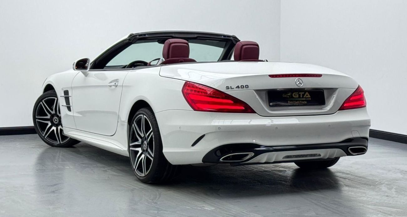 Mercedes-Benz SL 400 Std 3.0L 2018 Mercedes-Benz SL 400 AMG, Service History, Warranty, Excellent Condition, Low Km, GCC