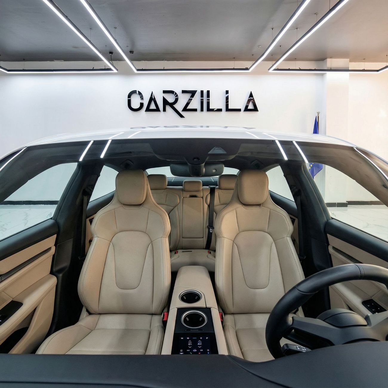 Porsche Taycan Base AED 4,308 /Monthly  l Porsche Taycan – 79.2 kWh Electric Luxury Sedan l White