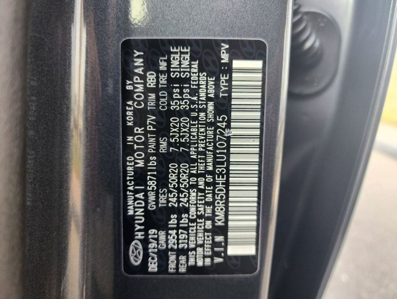 Hyundai Palisade GDi HYUNDAI PALISADE 2020 LIMITED FULL OPTION