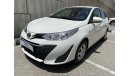 Toyota Yaris 1.3L | SE|  GCC | EXCELLENT CONDITION | FREE 2 YEAR WARRANTY | FREE REGISTRATION | 1 YEAR FREE INSUR