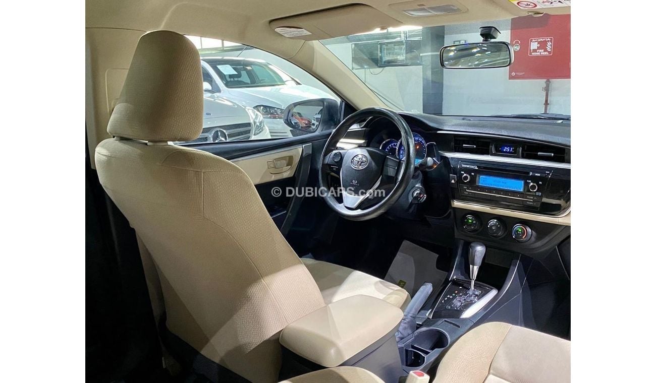 تويوتا كورولا 2015 Toyota Corolla 1.6L, Warranty, Service History, GCC, Low Kms