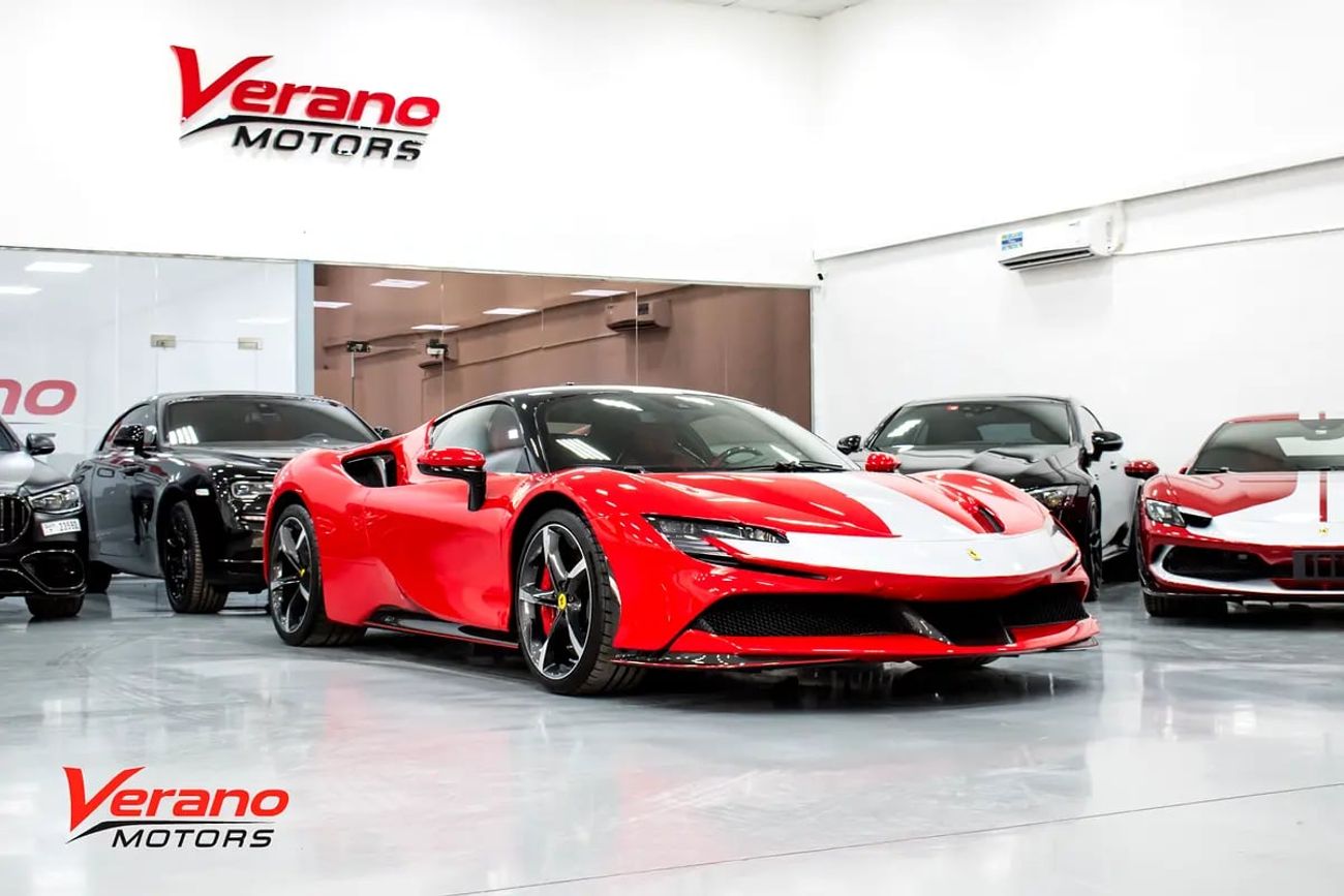 فيراري SF90 ستراديل SF90 Assetto Fiorano | Extended Carbon Spec | Al Tayer Service And Warranty | Full Spec