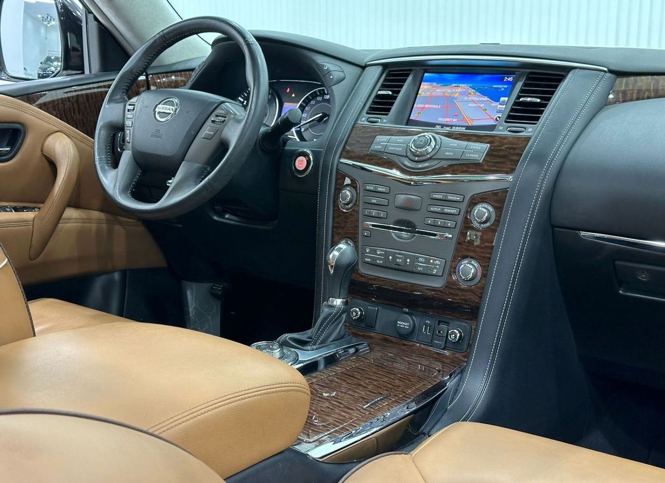 Nissan Patrol LE Titanium 2018 Nissan Patrol Titanium, April 2025 Warranty, Full Al Rostamani Service History, GCC