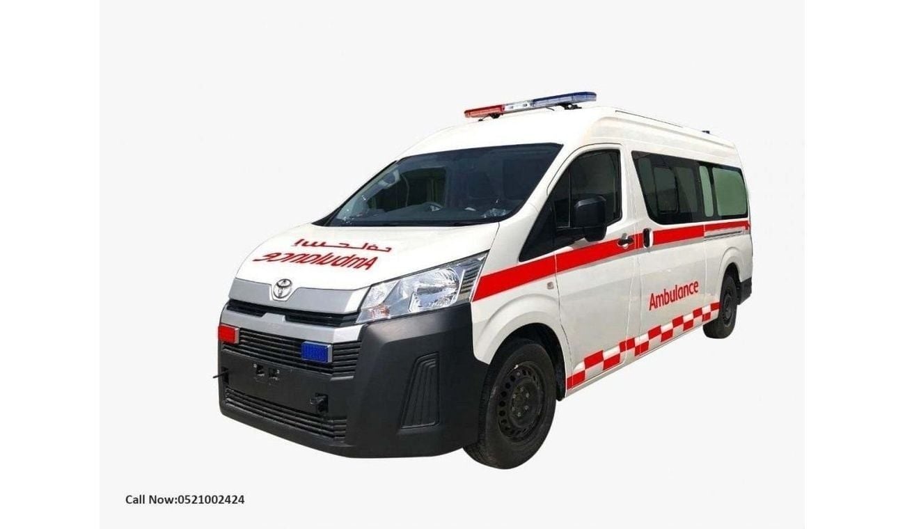 تويوتا هاياس New Toyota Hiace New Shape Automatic Ambulance Diesel Model 2023 2.8L Engine