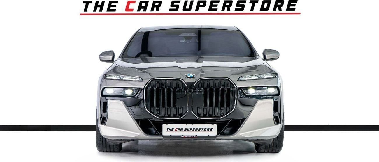 بي أم دبليو M760Li GCC-1 Owner-Abu Dhabi Motors Warranty Service Contract Until 07/2030