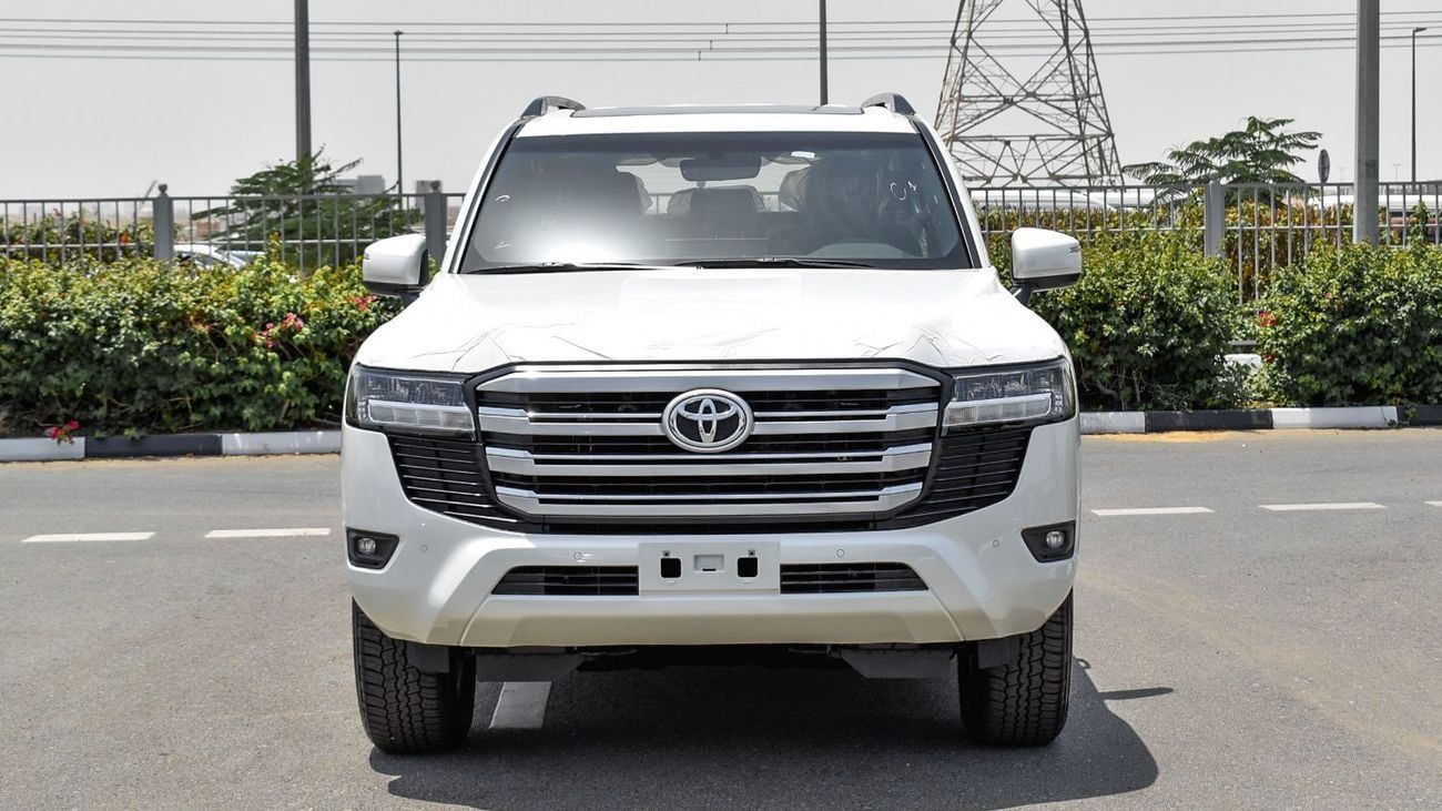 تويوتا لاند كروزر GXR ECTAGR027 - 2026 Toyota LC300 Std - 4.0L Petrol Auto - White with Black Interior