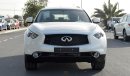 Infiniti QX70 Excellence 3.7L - V6 - with Warranty from Agency - GCC Specs - Zero KM - Price including VAT