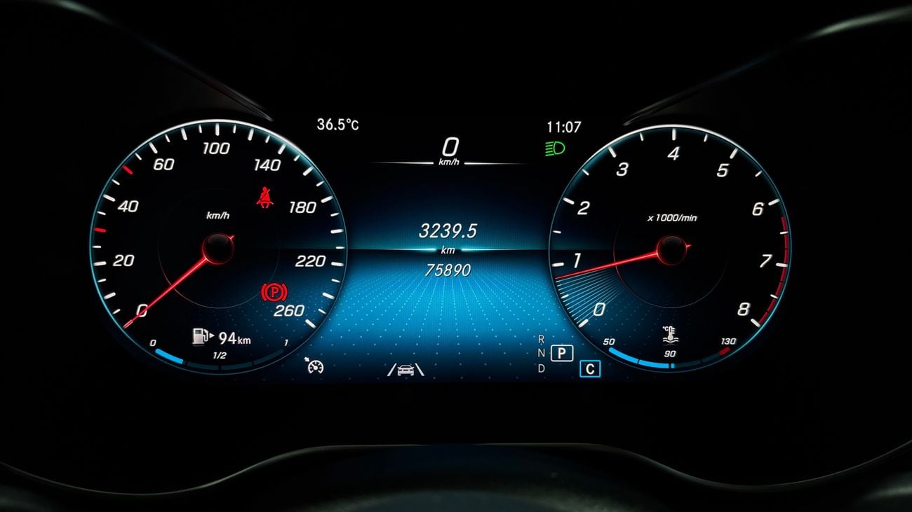 Mercedes Benz C200 AMG 2021 | AED 1730/Month | 0 DP | 30 Day Return | Warranty | Service History