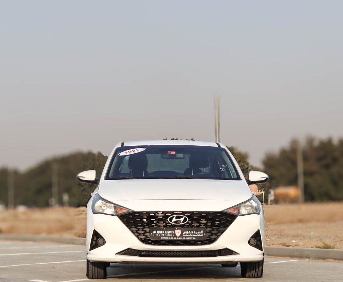هيونداي أكسنت Base 1.6L (138 HP) hyundai accent  2021 GCC 1.6 L accident-free  in excellent condition 747 P.M