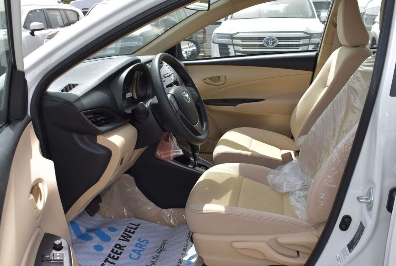 Toyota Yaris E S/D 1.5 E PETROL A/T FABRIC SEATS SEDAN WITH GCC SPECS EXPORT ONLY