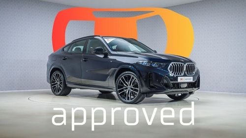 BMW X6 xDrive40i M Sport | AED 5,125 PM | Warranty Jan-2027 | GCC