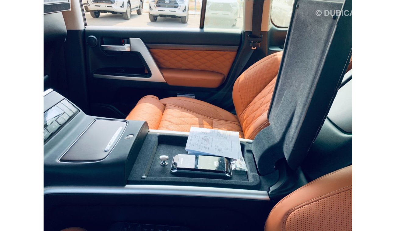 Toyota Land Cruiser 5.7L VXS PETROL FULL OPTION with LUXURY VIP MBS AUTOBIOGRAPHY SEAT WITH SAMSUNG DIGITAL SAFE and Roo