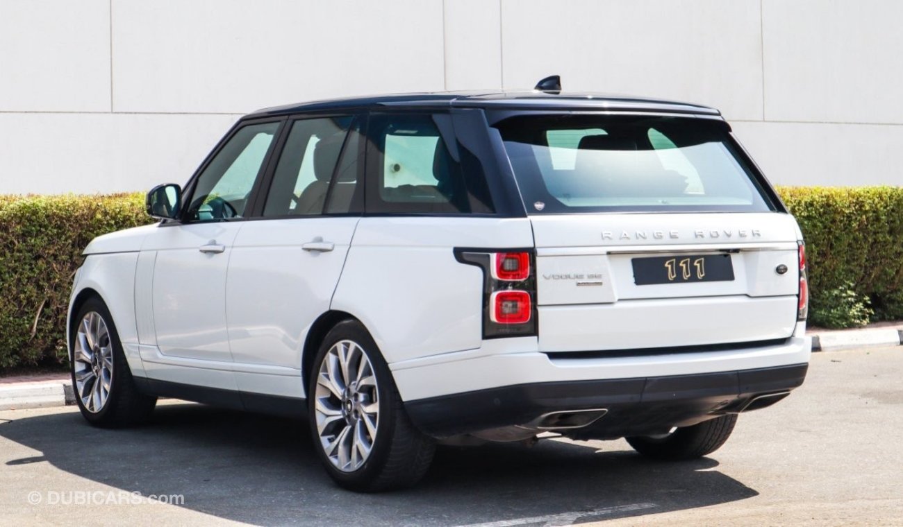 Land Rover Range Rover Vogue SE Supercharged Warranty / GCC Specifications