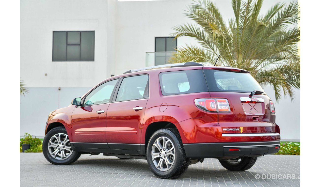 GMC Acadia - PERFECT CONDITION - AED 1,155 Per Month - 0% DP