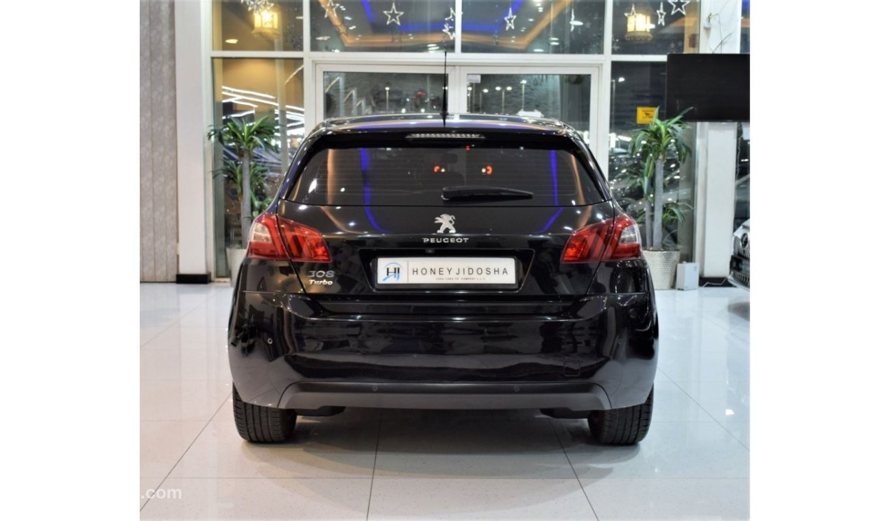 Peugeot 308 EXCELLENT DEAL for our Peugeot 308 TURBO 2015 Model!! in Black Color! GCC Specs