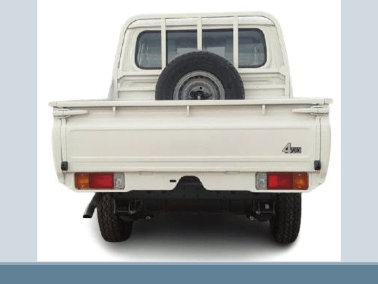 Toyota Land Cruiser Pick Up ECT0023 - Toyota LC79 DCab - 4.2L Diesel Manual V6 White