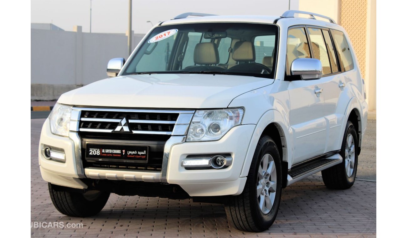 Mitsubishi Pajero Pajero 2017 GCC GLS in excellent condition without accidents, very clean from inside and outside