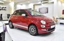 Fiat 500 EXCELLENT DEAL for our Fiat 500 ( 2019 Model ) in Red Color GCC Specs