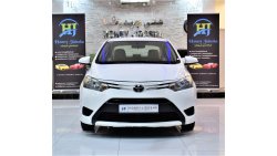 Toyota Yaris ORIGINAL PAINT ( صبغ وكاله ) Toyota Yaris SE 1.5 ( 2015 Model! ) in White Color! GCC Specs