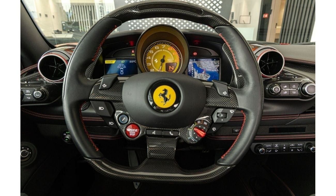 فيراري F8 تريبوتو 3.9T V8 Ferrari F8 Tributo 3.9L | Fully Carbon Fiber Interior and Exterior | 2021 | Agency Warranty