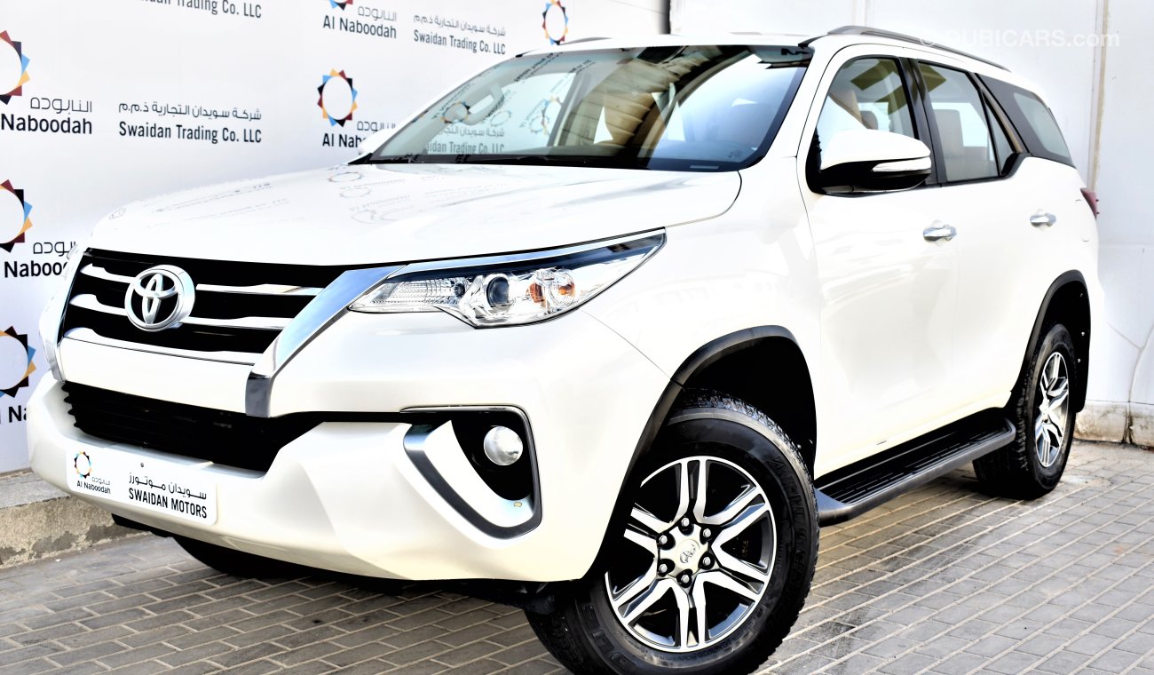 Toyota Fortuner 2.7L EXR 2016 GCC GCC 1YR/20K SERVICE CONTRACT DEALER WARRANTY