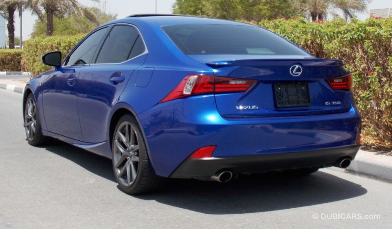 Lexus IS350 2014 F-Sport Package Pre-Owned GCC 3.5 L Cylinders V6 306 hp 54000 km Under Warranty &  Service