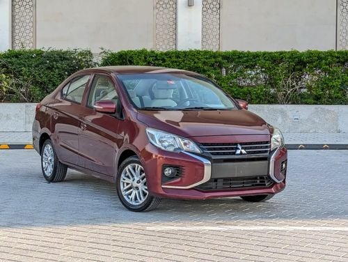 ميتسوبيشي اتراج GLX Medium Line | GCC Premium Condition 3 Cylinder Fuel Efficient Sedan