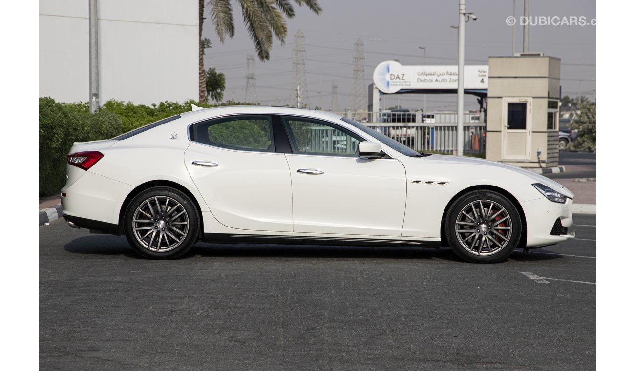 Maserati Ghibli S Q4 - 2015 - GCC - 3065 AED/MONTHLY - DEALER WARRANTY TIL 2023