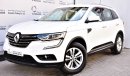 رينو كوليوس 2.5L PE 4WD 2018 GCC SPECS DEALER WARRANTY