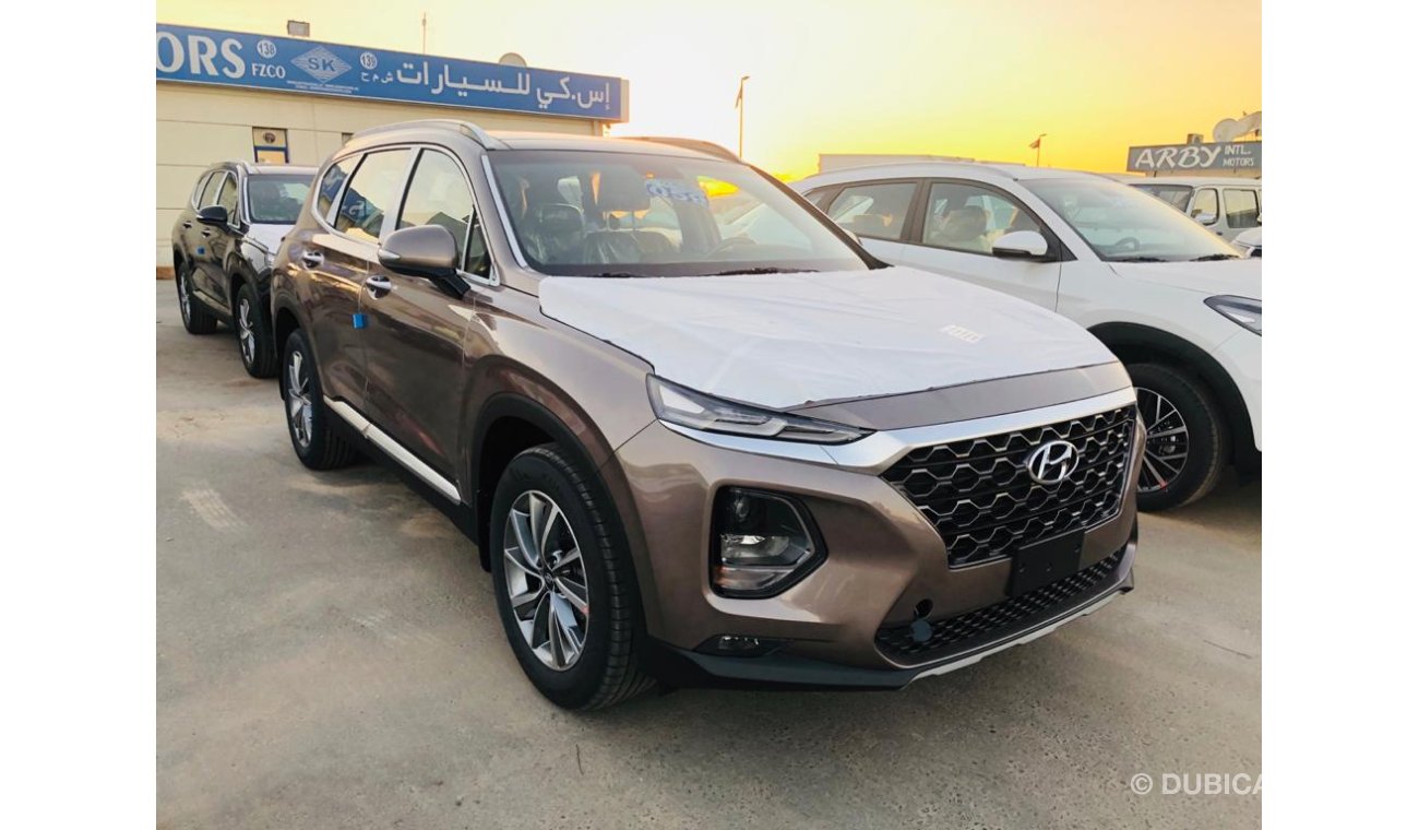 هيونداي سانتا في .4L PETROL - PUSH START - REAR CAMERA & SENSOR - DVD - PANORAMIC ROOF