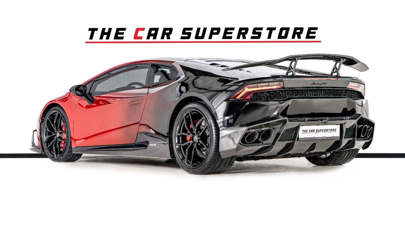 Lamborghini Huracan LP 610-4-1 OF 1 Custom Made Super Car-Two Tone Color Split Faded Exterior Color