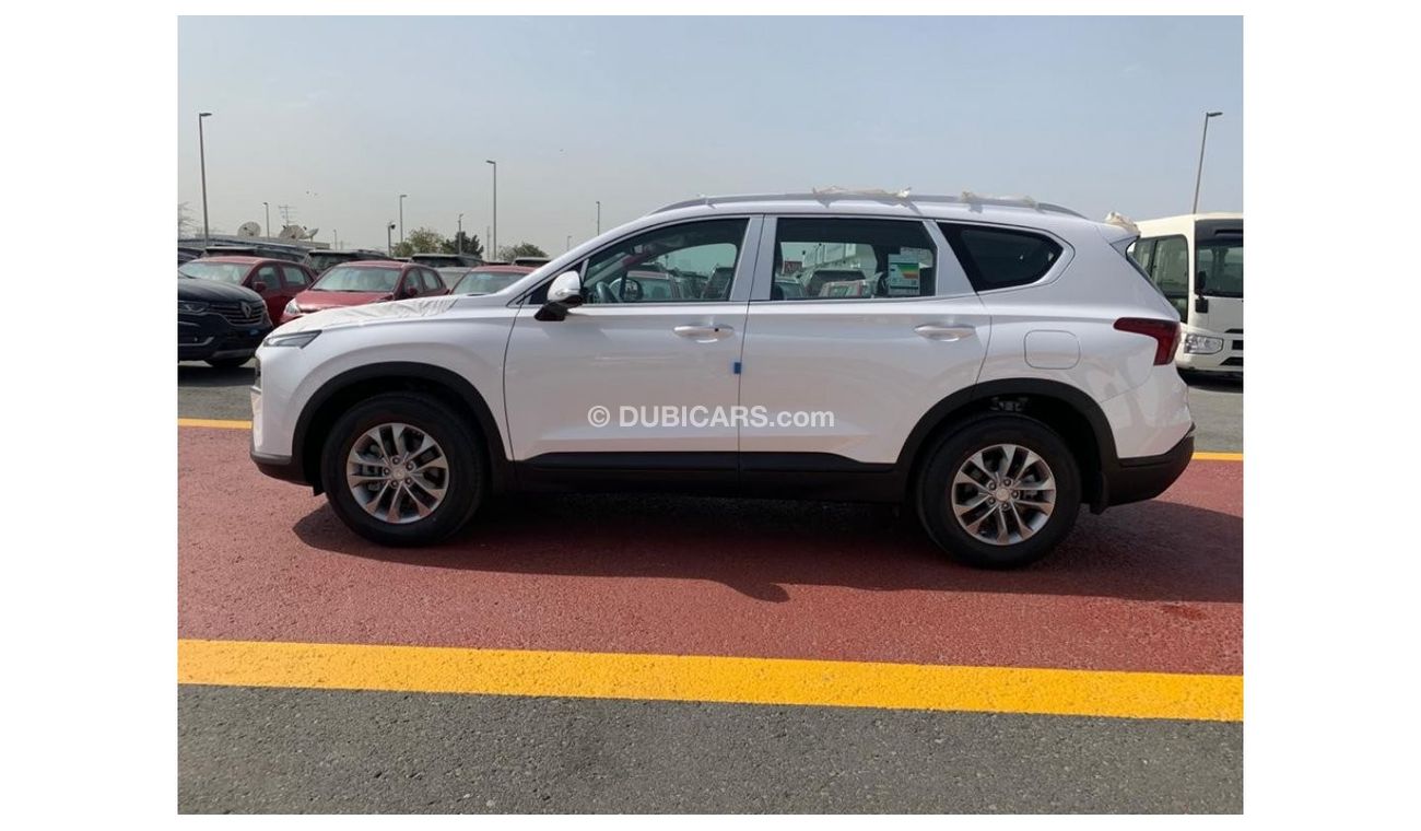 Hyundai Santa Fe HYUNDAI SANTAFE 3.5L, V6, NEW SHAPE, MODEL 2021 WHITE WITH BROWN INTERIOR, ONLY FOR EXPORT