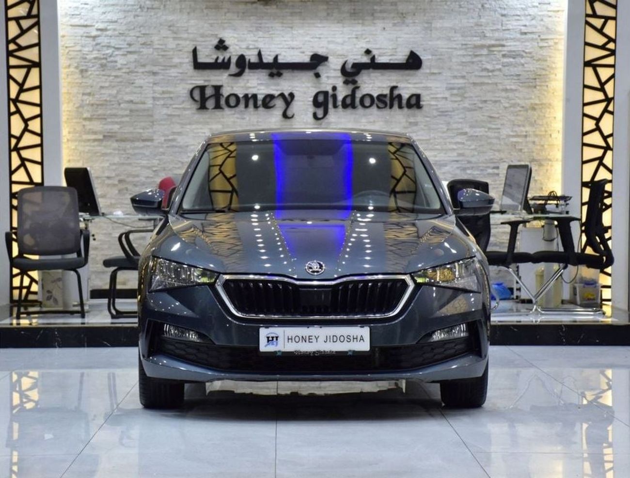 سكودا سكالا EXCELLENT DEAL for our Skoda Scala ( 2022 Model ) in Gray Color GCC Specs