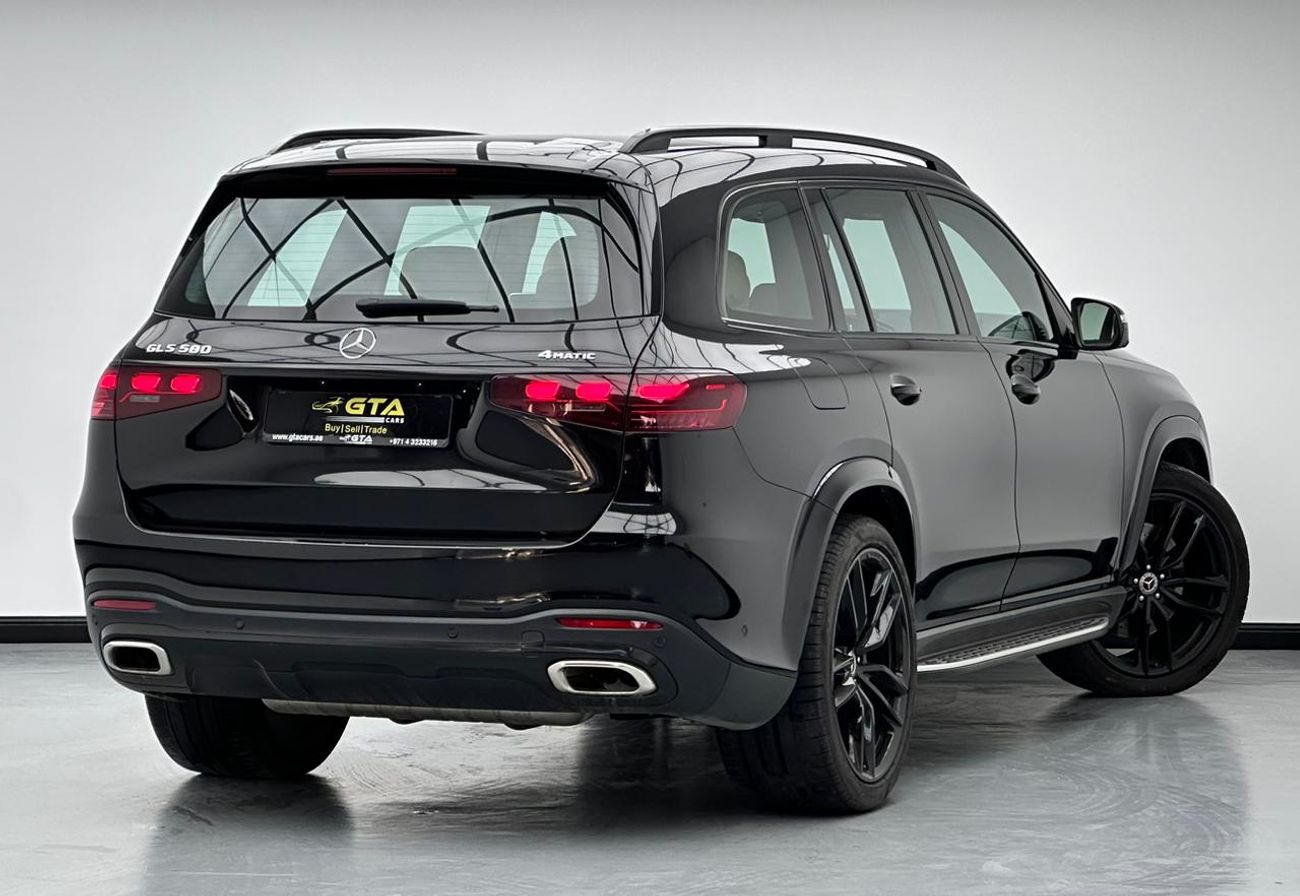 مرسيدس بنز GLS 580 2024 Mercedes GLS 580 4MATIC, Night Pack, Jan/29 Mercedes Warranty + Jan/27 Service Contract, FSH,GC