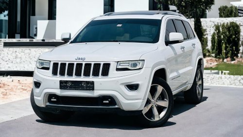 Jeep Grand Cherokee Overland AED 1456 PM | JEEP GRAND CHEROKEE 2015 | FULL OPTION | 0% DP | GCC SPECS | WELL MAINTAINED