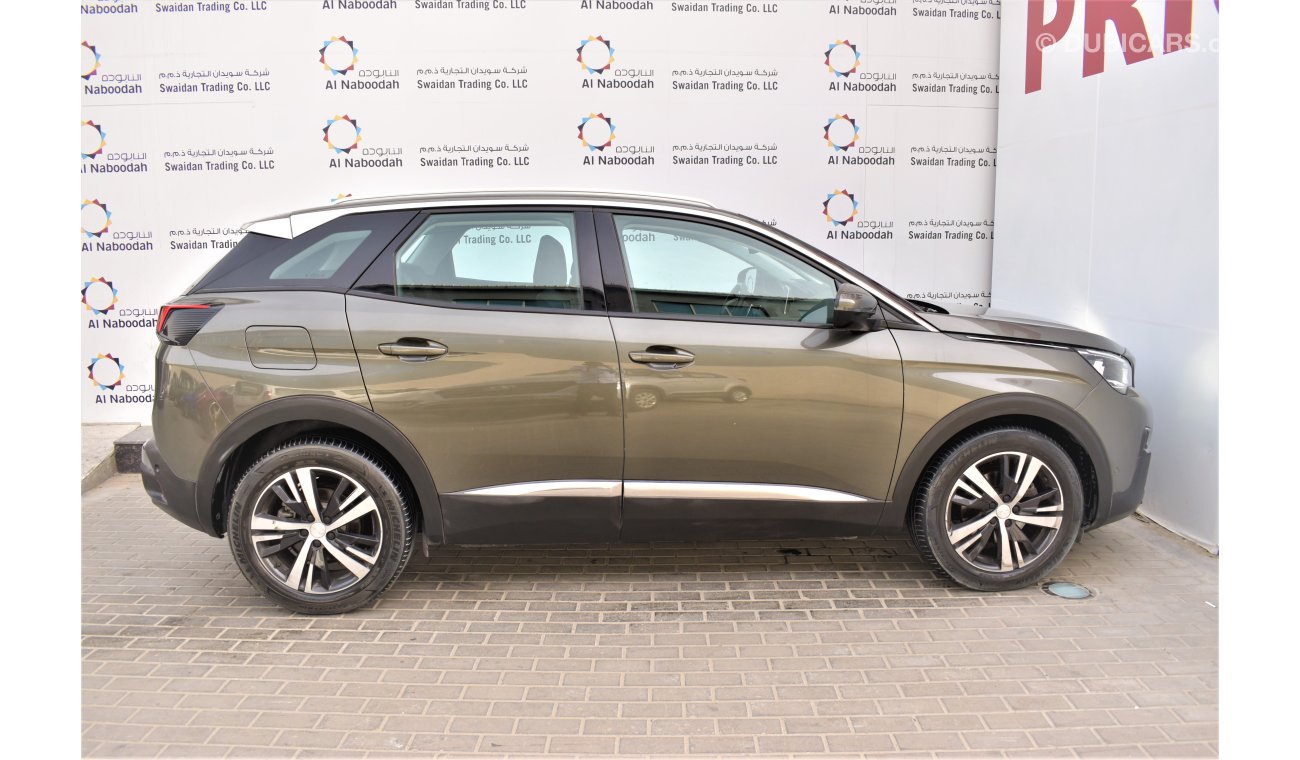 بيجو 3008 GCC AGENCY WARRANTY UP TO 2024 OR 100,000KM 1.6L ALLURE 2019