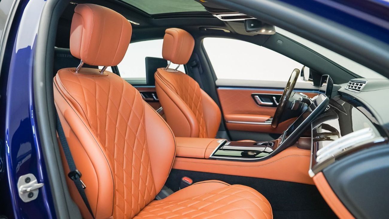 Mercedes-Benz S 450 4M 3.0L (367 HP) AMG Line | AED 7,170 PM | Rear Ent, Special Colour, Low KM |