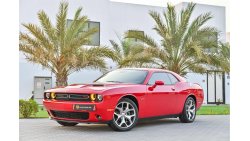 دودج تشالينجر RT 5.7L V8 | 1,645 P.M | 0% Downpayment | Full Option | Low Kms!