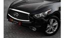 Infiniti QX70 | 2,115 P.M  | 0% Downpayment | Amazing Condition!