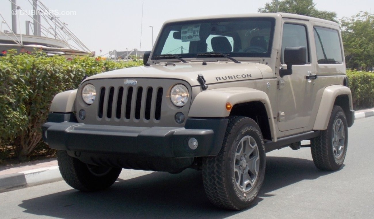 Jeep Wrangler Brand New 2016  RUBICON GCC 3YRS/60000KM WNTY AT The Dealer