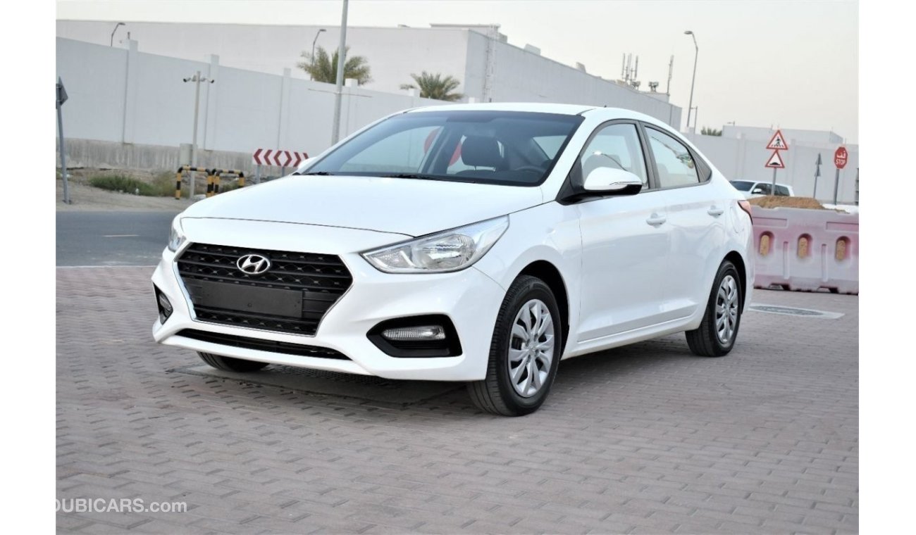 هيونداي أكسنت 2019 | HYUNDAI ACCENT | 1.6L V4 | SALOON 5-SEATER | GCC | FULL-SERVICE HISTORY FROM AUTHORIZED WORKS