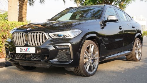 بي أم دبليو X6 M 2023 BMW X6 x-Drive 50i V8 Black color Carbon Fiber 0Km