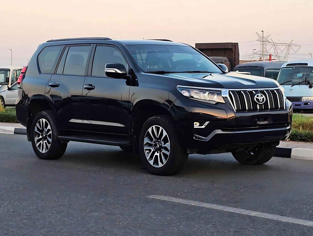 Toyota Prado VXR V4/ TOP OPT/ DOWN TYRE/ SUNROOF/ LEATHER/ SEATS/ DVD/ LOT# 37504