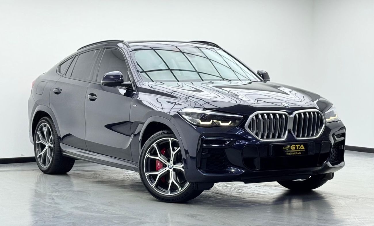 BMW X6 40i M Sport 3.0L 2022 BMW X6 xDrive40i M-Sport, 2027 BMW Warranty, Full BMW Service History, Excelle