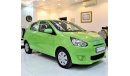 ميتسوبيشي ميراج AMAZING Mitsubishi Mirage 2014 Model!! in Green Color! GCC Specs