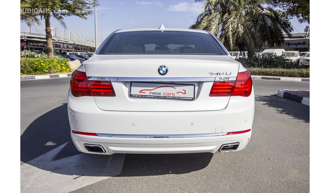 BMW 740Li BMW 740LI -2015 -FSH - GCC - ZERO DOWN PAYMENT - 2530 AED/MONTHLY - AGMC WARRANTY