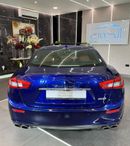 Maserati Ghibli S Q4 3.0L (345 HP) AMAZING BLUE COLOR MASERATI GHIBLI SQ4 V6 || GCC || FREE ACCIDENT || HIGHEST CATE