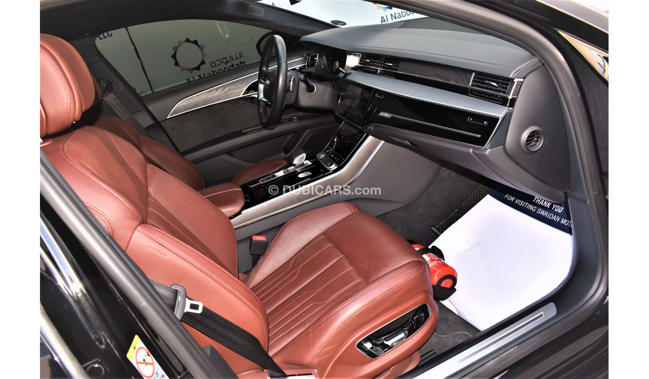 Audi A8 L AED 5290 PM | 4.0L 60TFSI 4WD V8 GCC AGENCY WARRANTY UP TO 2025 OR UNLIMITED KM